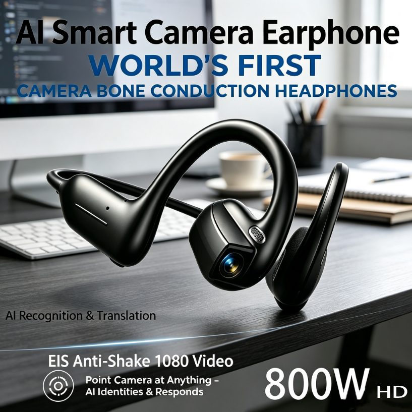 Headphones Wireless - 2026 Earphone Pintar Terbaru dengan Efek