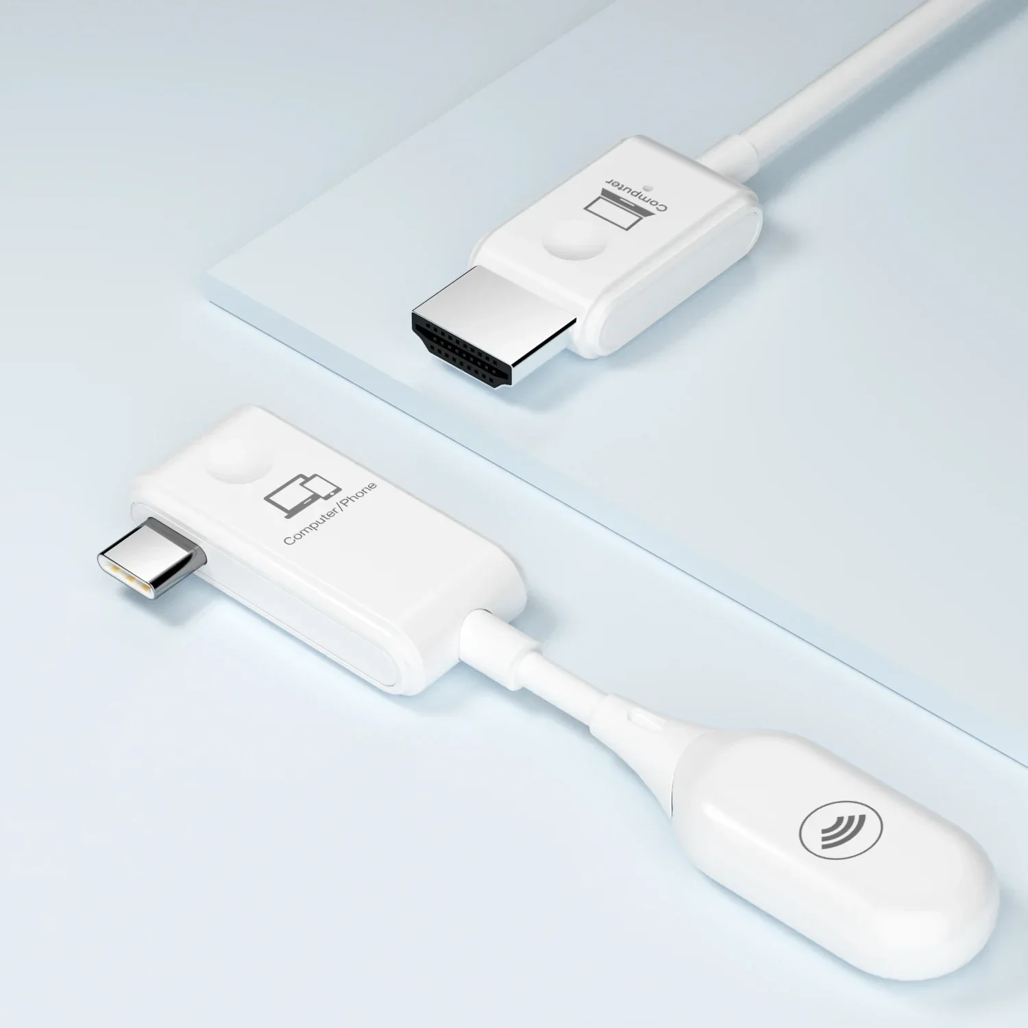 Hdmi Adapter - Kabel adaptor Tampilan penerima dan pemancar