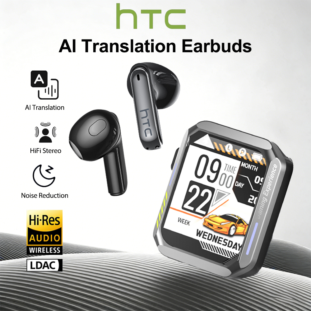 Wireless Charger - Headset Bluetooth Gaming HTC dengan Mikrofon,