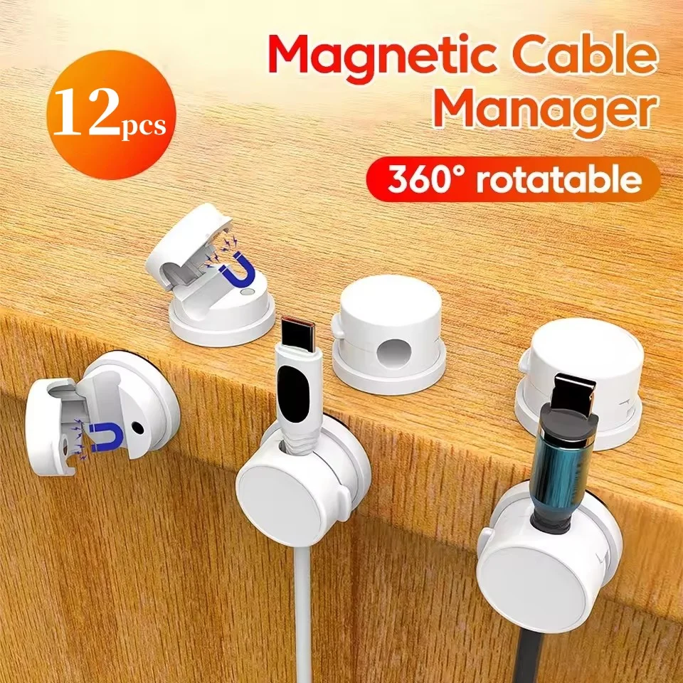 Penjepit Kabel Magnetik Putar  - Cable Organizer ulasan dan harga