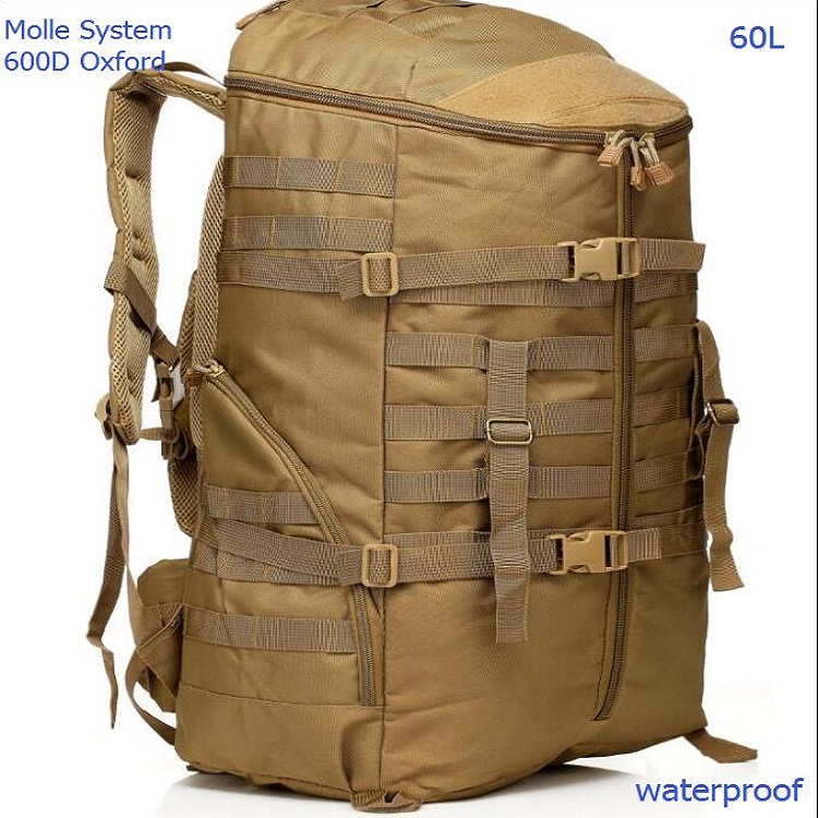 Ransel Hiking NOVRA 65L MOLLE - Phone Holder ulasan dan harga