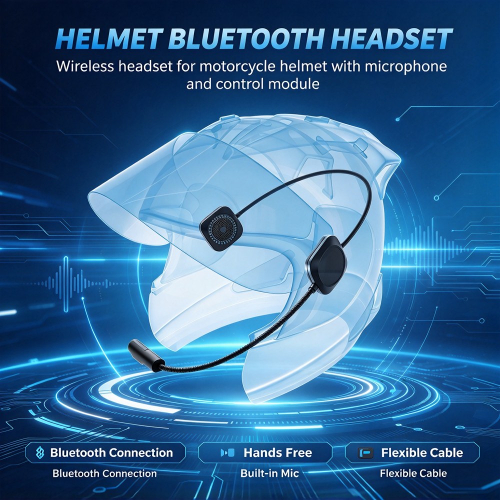 Headset Bluetooth untuk Helm M - Bluetooth Speaker ulasan dan harga