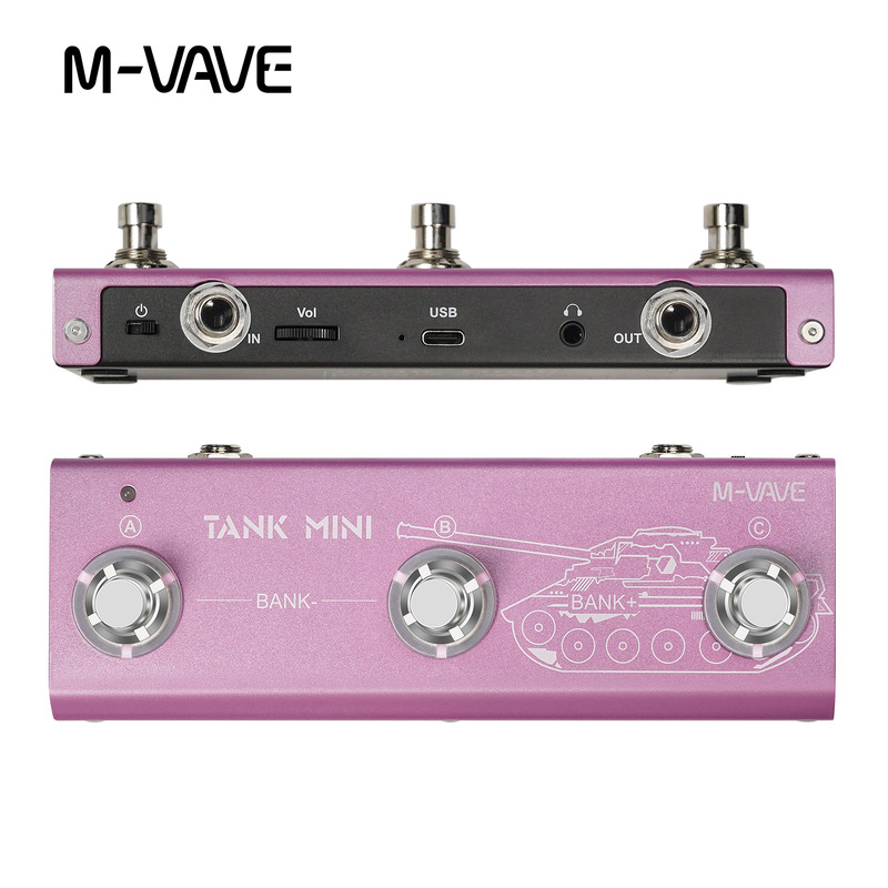M VAVE Tank Mini, Pedal Efek G - Bluetooth Speaker ulasan dan harga