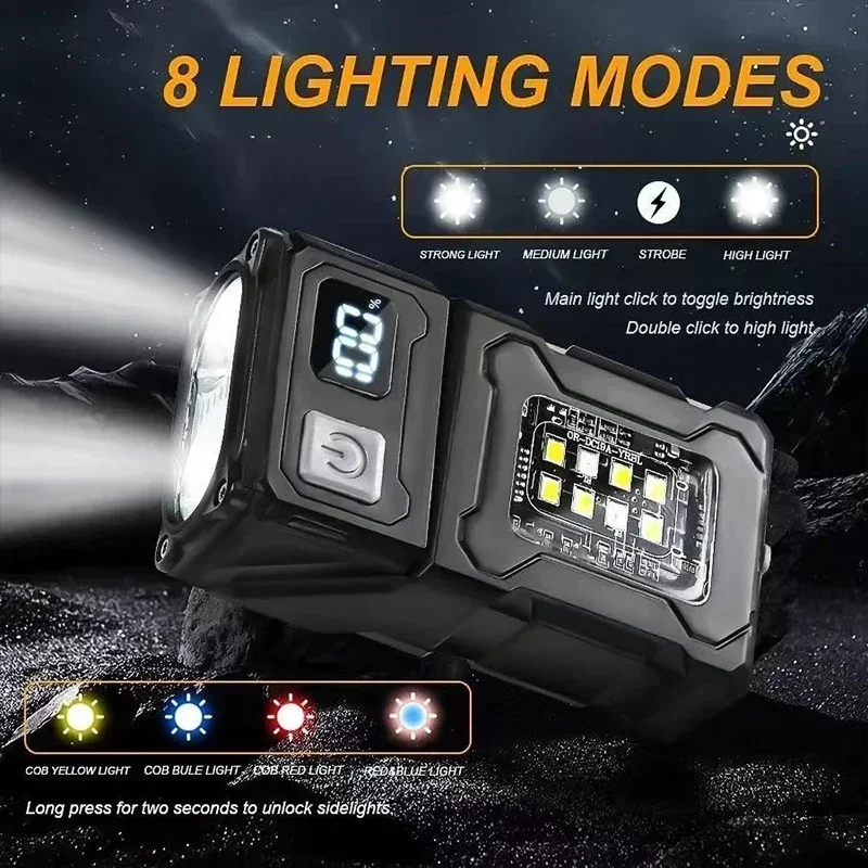 Lampu Senter Magnetik Lampu Ke - Power Bank ulasan dan harga