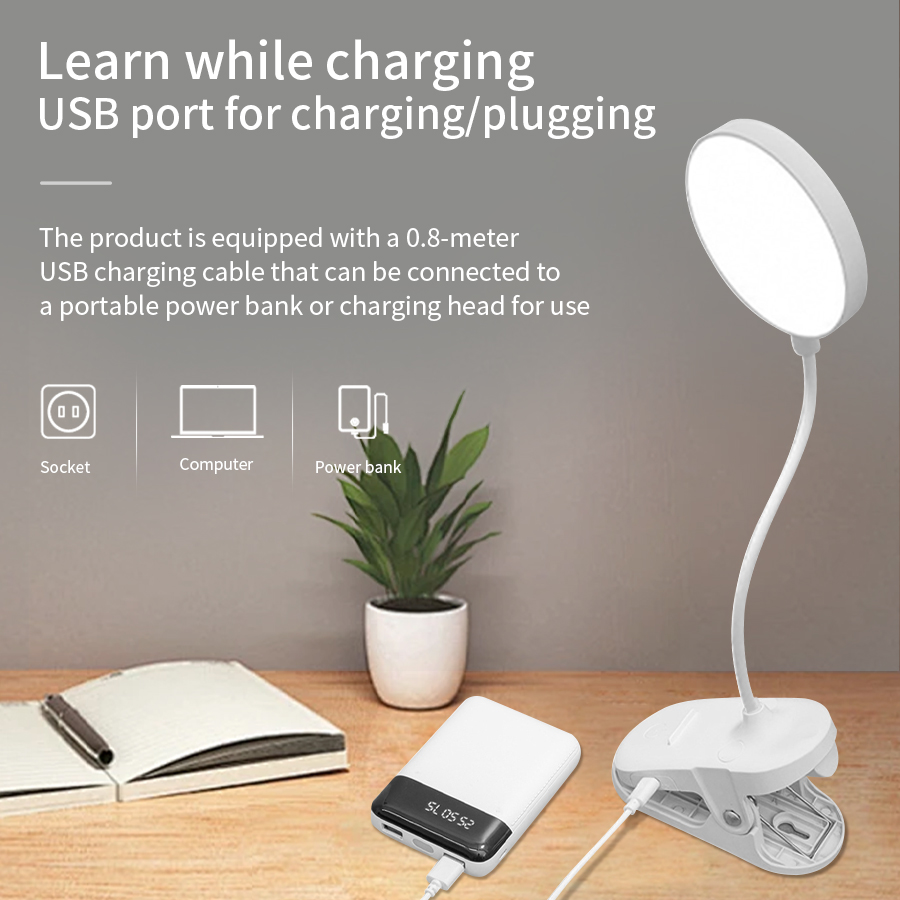 Lampu Meja LED Clip 360 °   La - Phone Holder ulasan dan harga