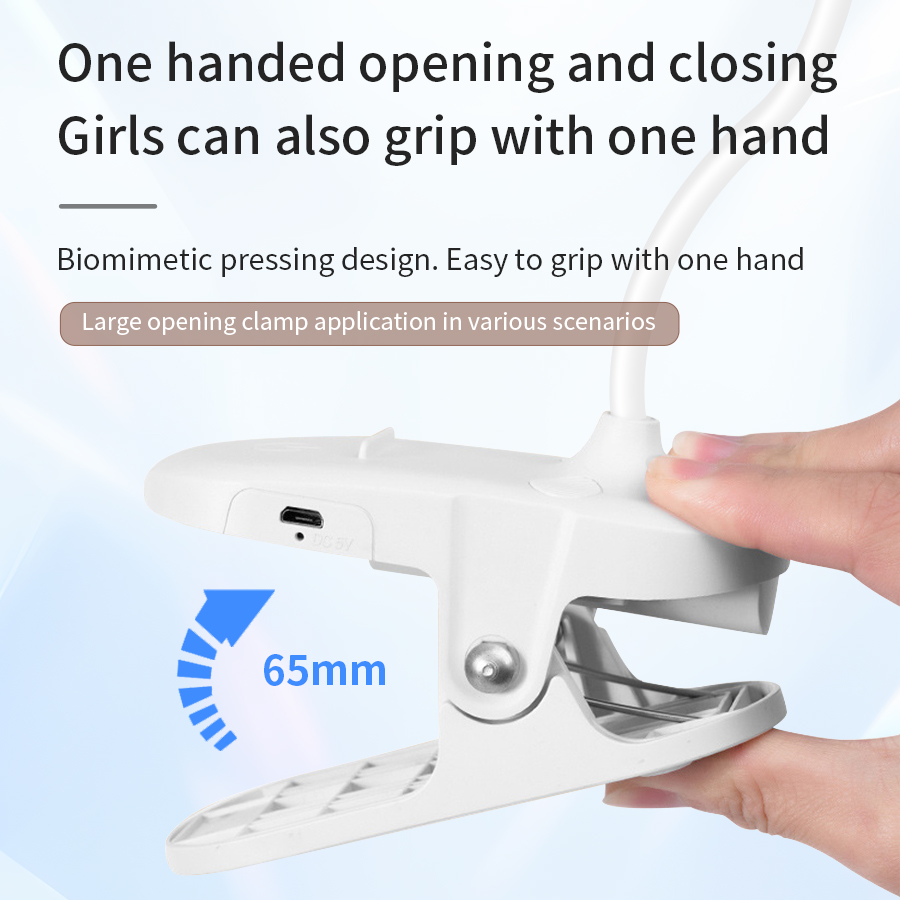 Lampu Meja LED Clip 360 °   La - Phone Holder ulasan dan harga