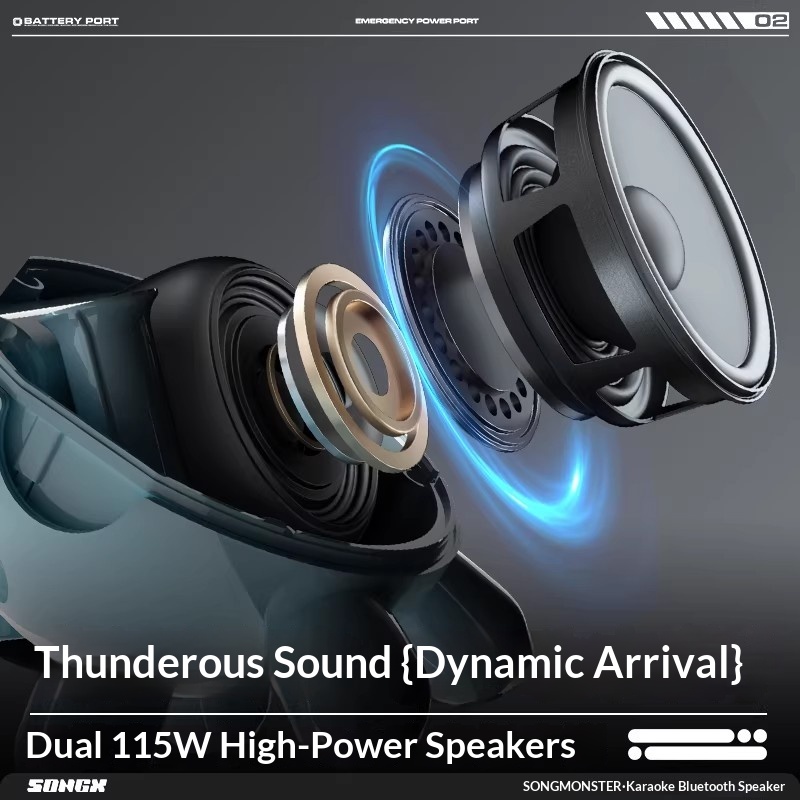 SONGX Audio Mikrofon Ganda Due - Bluetooth Speaker ulasan dan harga