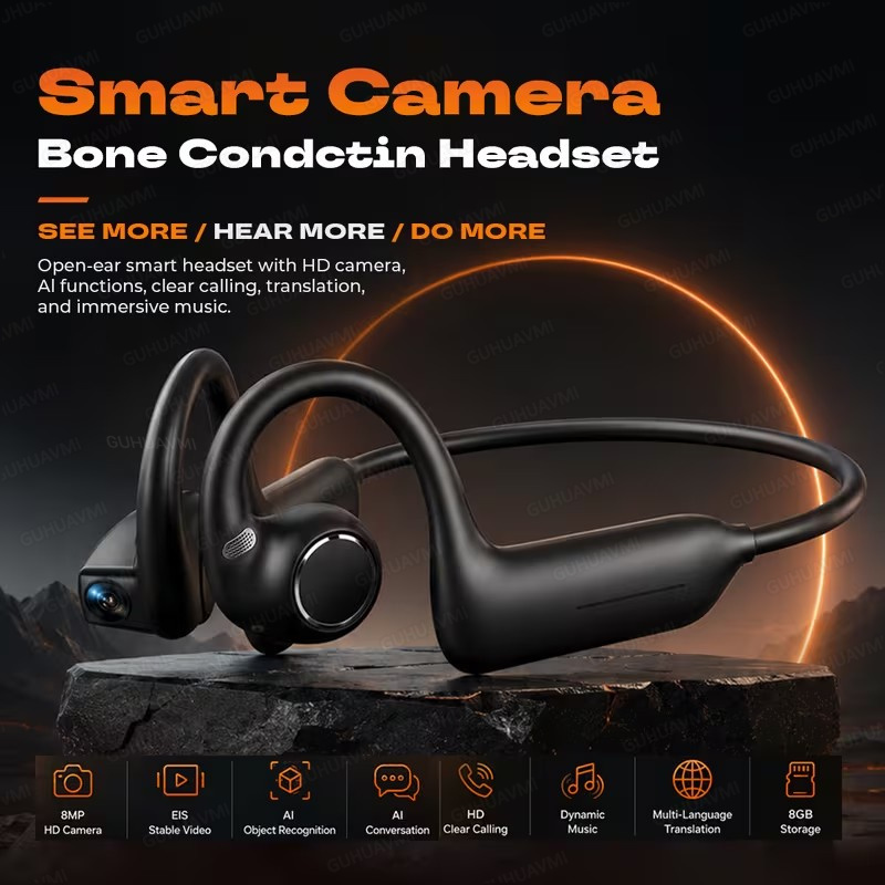 Headset Kamera 8MP Terbaru unt - Wireless Charger ulasan dan harga