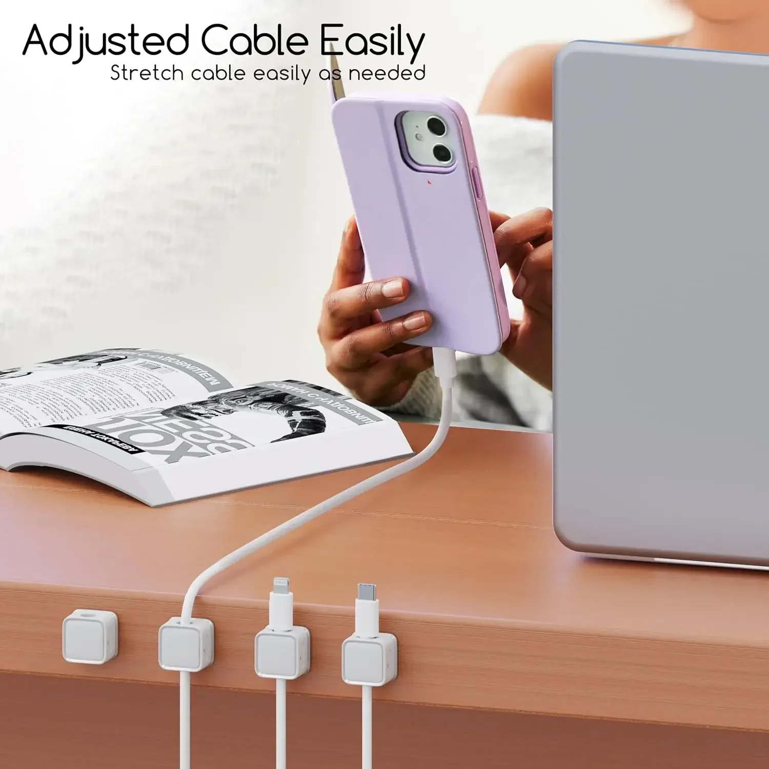Penyangga Kabel Mini, Pengatur - Cable Organizer ulasan dan harga