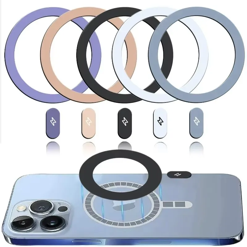 5/1Pcs Cincin Stiker Pelat Log - Wireless Charger ulasan dan harga